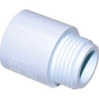 Schedule 40 PVC Male Adapters SxMGHT