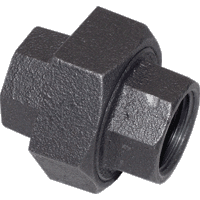 Malleable Black Iron Pipe Fittings - Unions