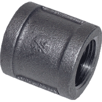 Malleable Black Iron Pipe Fittings - Couplings