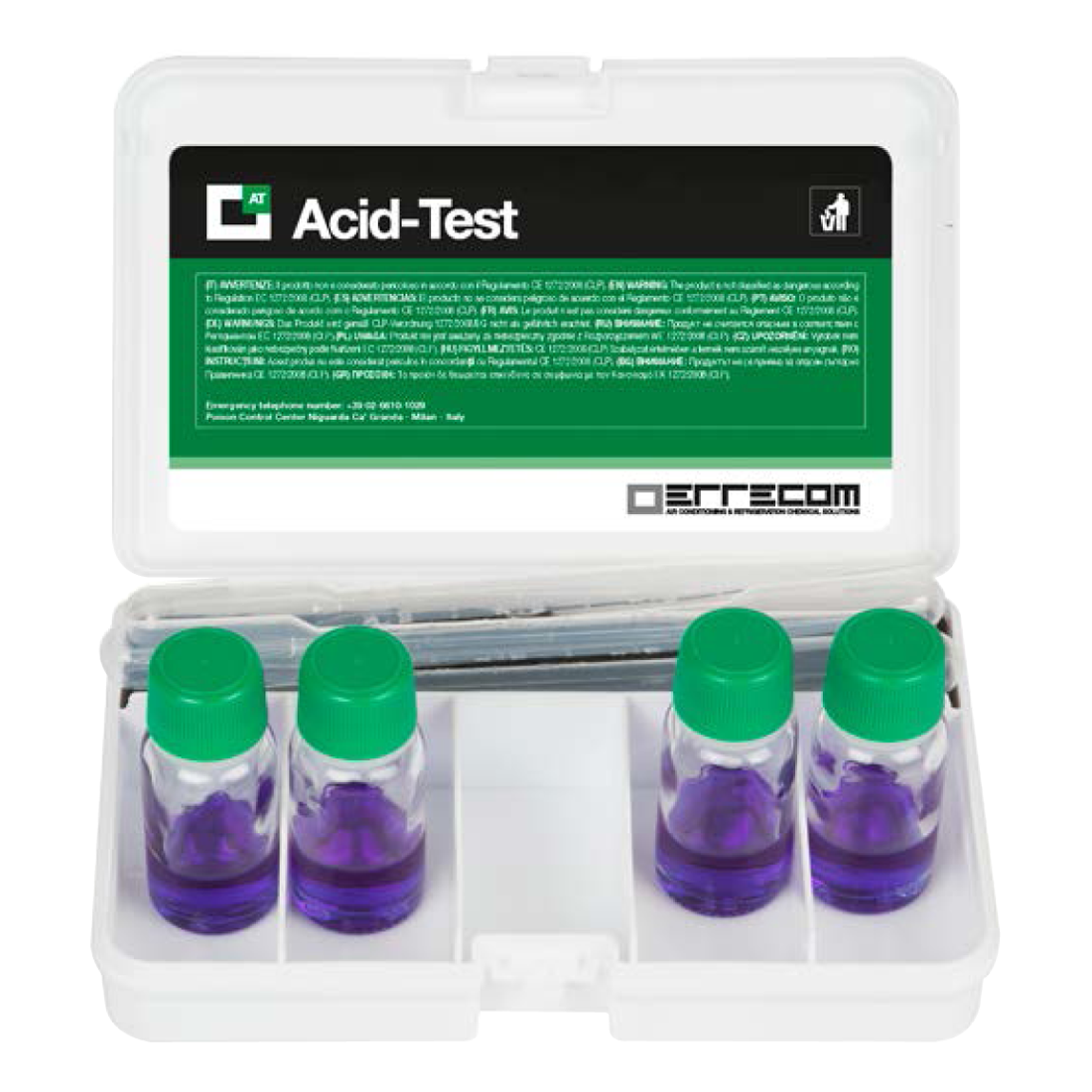 Universal Acid Test Kit For A/C and Refrigeration Lubricants Bramec